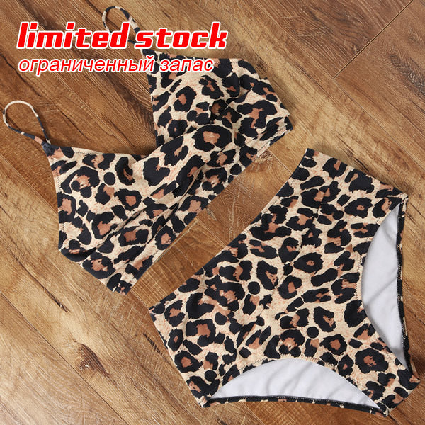 Push Up Bikini Set – Leopard Print - Shé Hauté