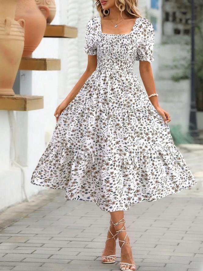 Robe carrée superposée