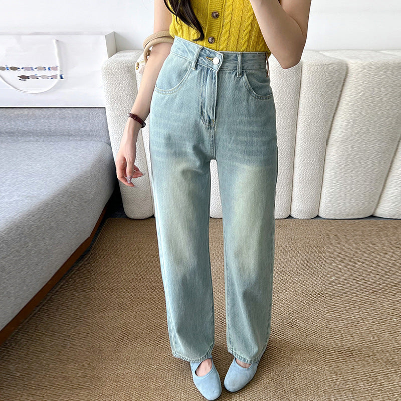 Women's Tall Straight Cropped Jeans - Shé Hauté