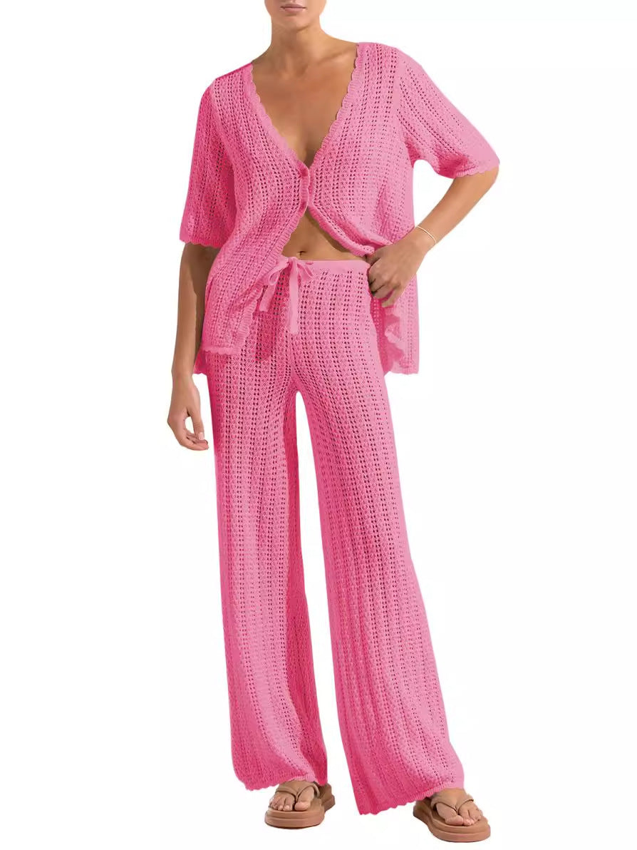 Cutout Sweater Suit