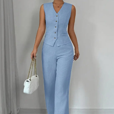 Strap Vest & Pants Set