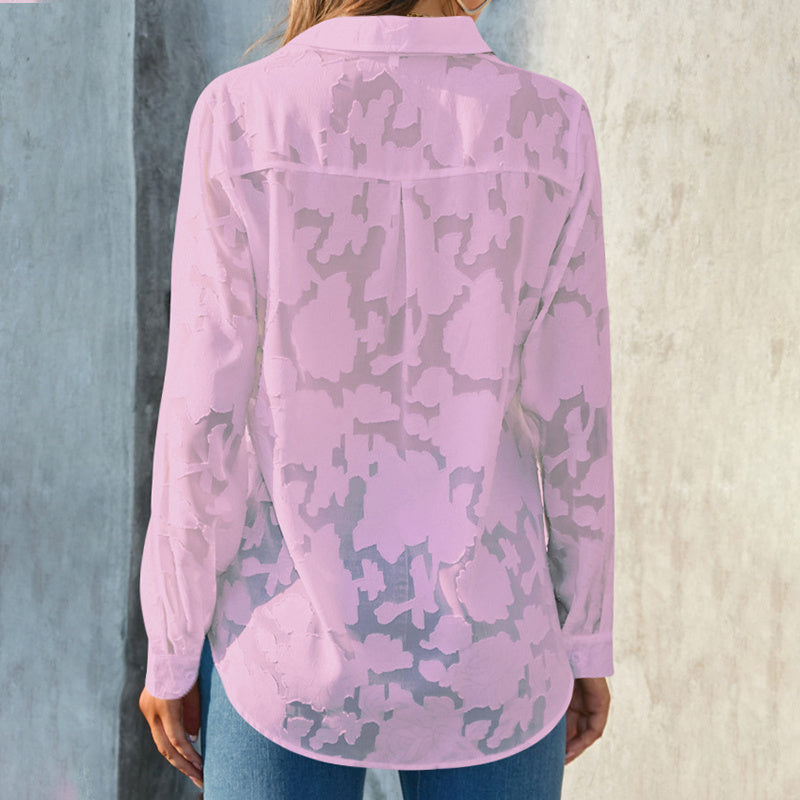 Casual Long Sleeve Top – Women