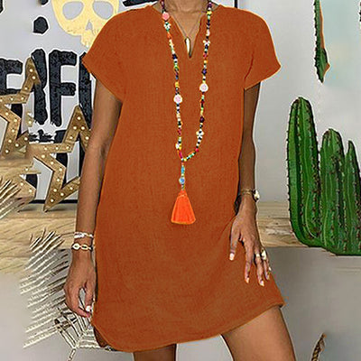 Solid Color Sundress – Women