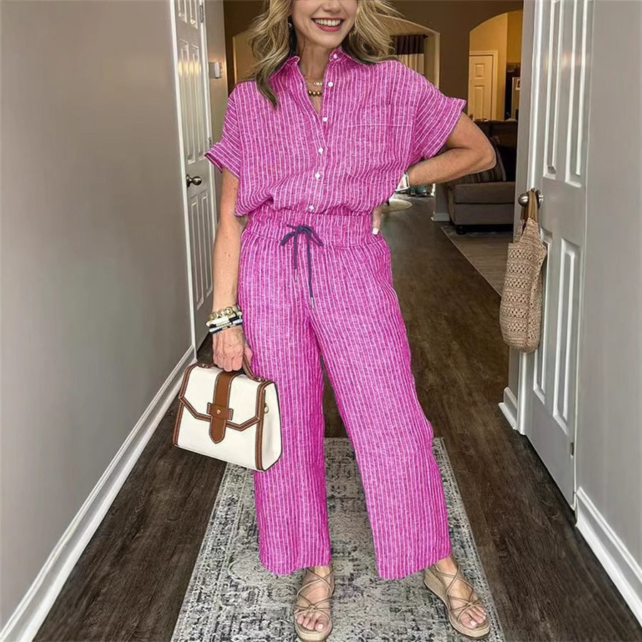 Striped Suit Set
