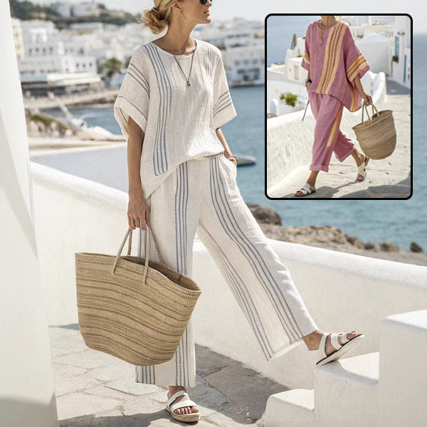 Summer Striped Suit