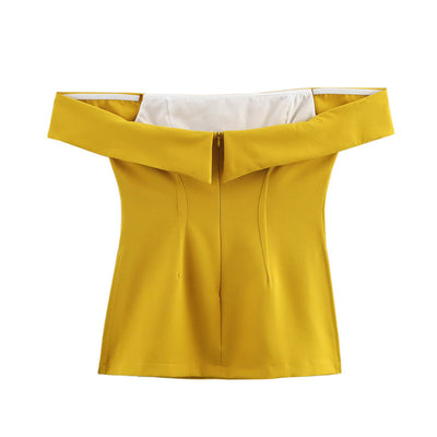 Off-Shoulder Pants Set