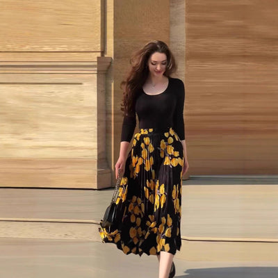Printed Skirt Outfit