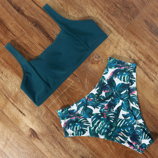 Push Up Bikini Set – Leopard Print - Shé Hauté