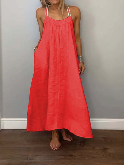 Linen Blend Dress