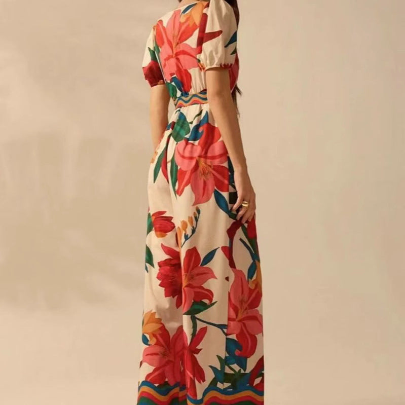 Fashion V-Neck Jumpsuit