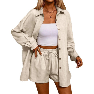 Ensemble cardigan et short