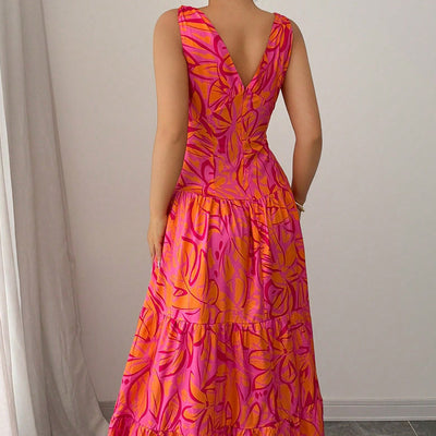Robe à imprimé audacieux