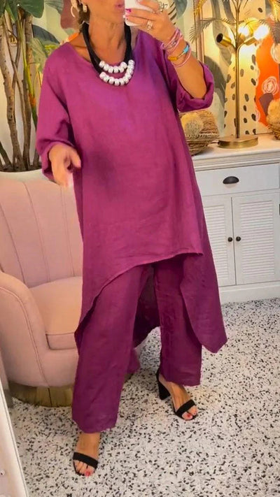 Irregular Crop Suit