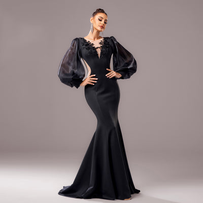 Robe queue de poisson élégante