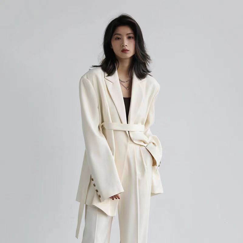 Draped Flutter Blazer
