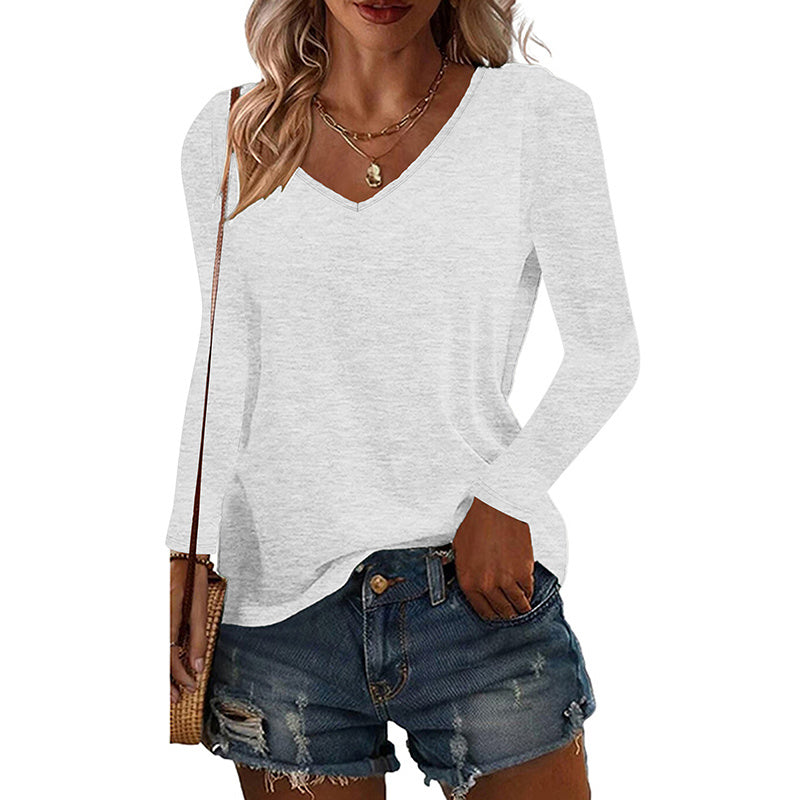 Long Sleeve Basic Tops – Women