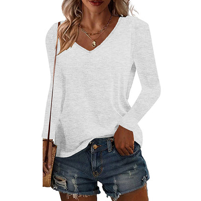 Long Sleeve Basic Tops – Women