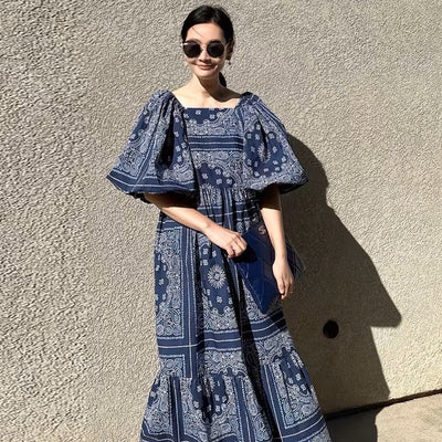 Robe bouffante décontractée