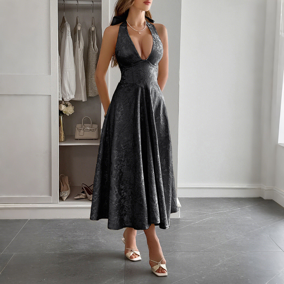 Robe de gala cintrée
