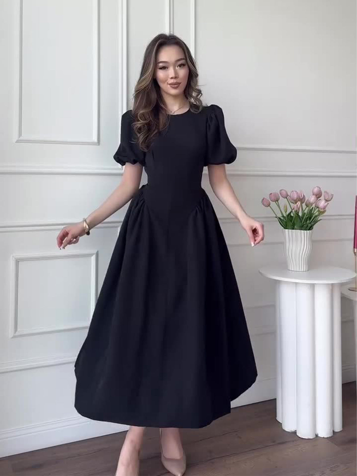 Retro Puff Dress