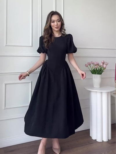 Retro Puff Dress