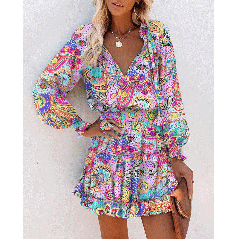 Robe patchwork fleurie