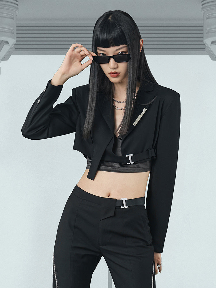Blazer coupe nombril