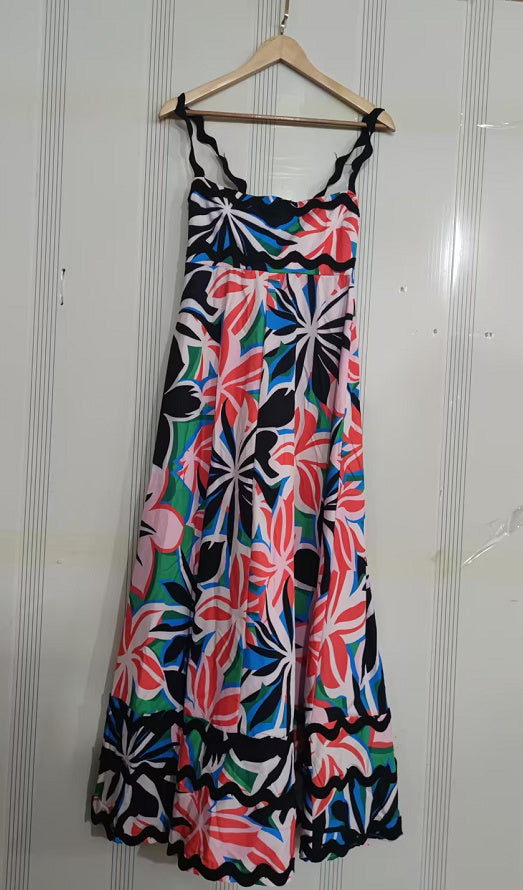 Beach Floral Maxi