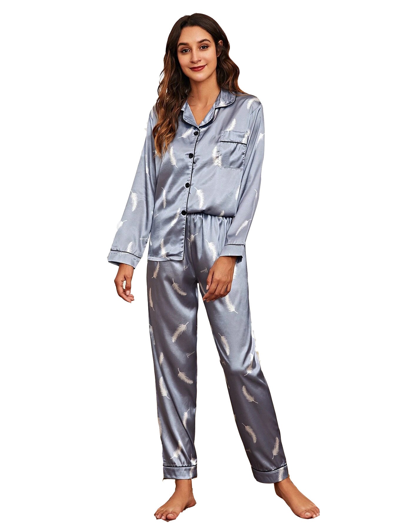 Stretch Satin Pajamas