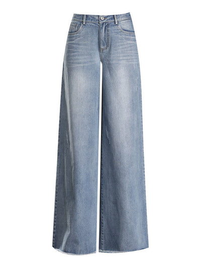 Baggy en jean brut