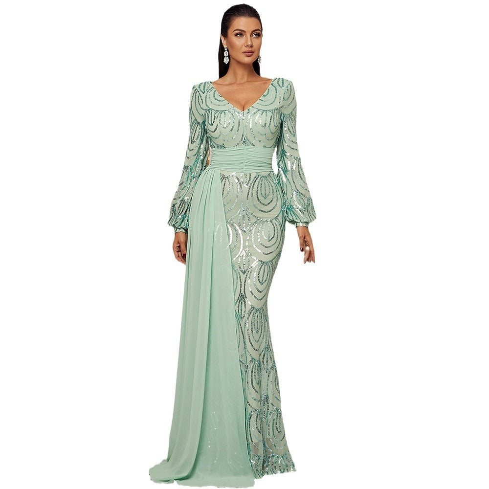 Robe élégante à paillettes
