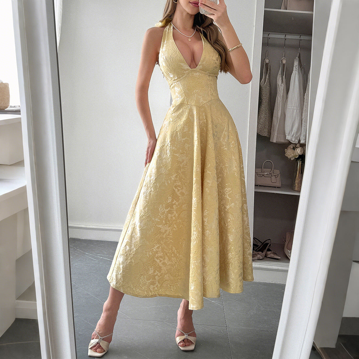 Robe de gala cintrée
