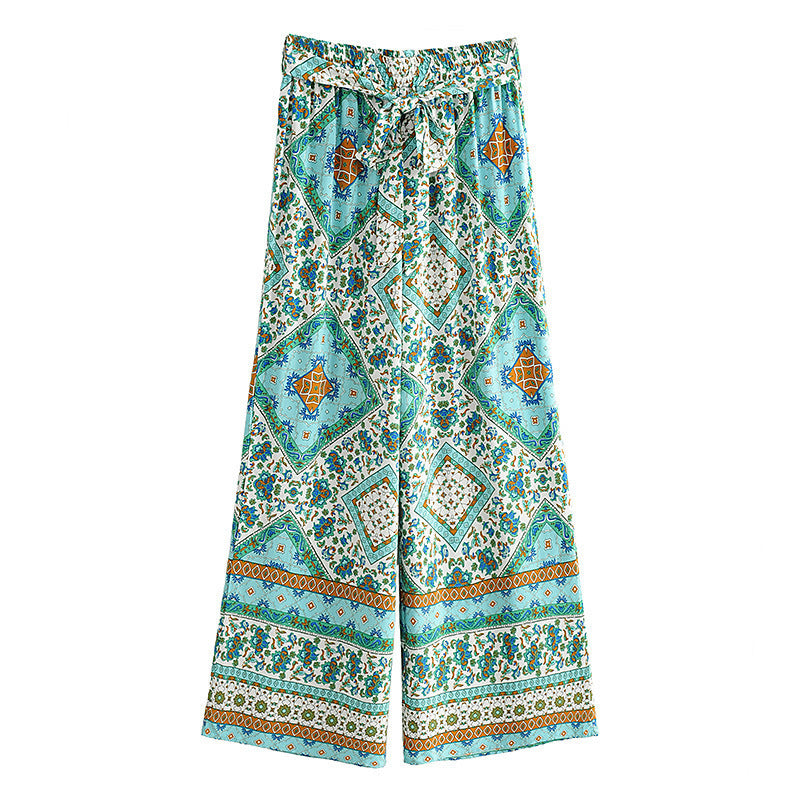 Fall Printed Suit Set