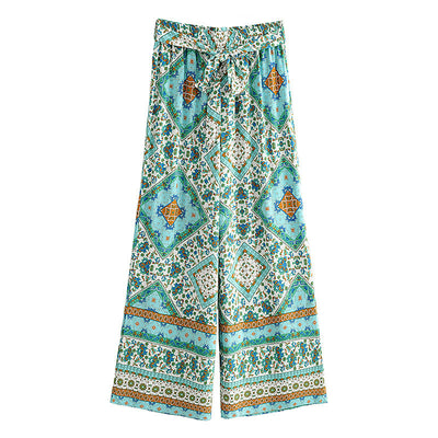 Fall Printed Suit Set