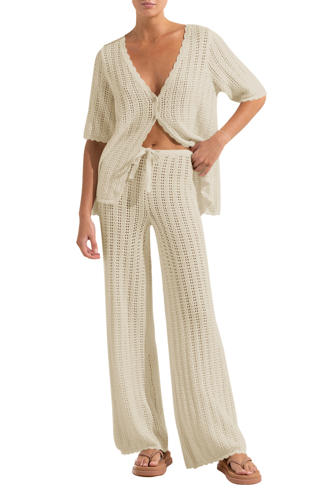 Cutout Sweater Suit