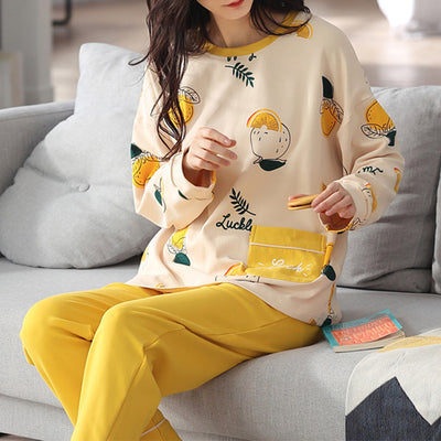 Printed Pajama Set