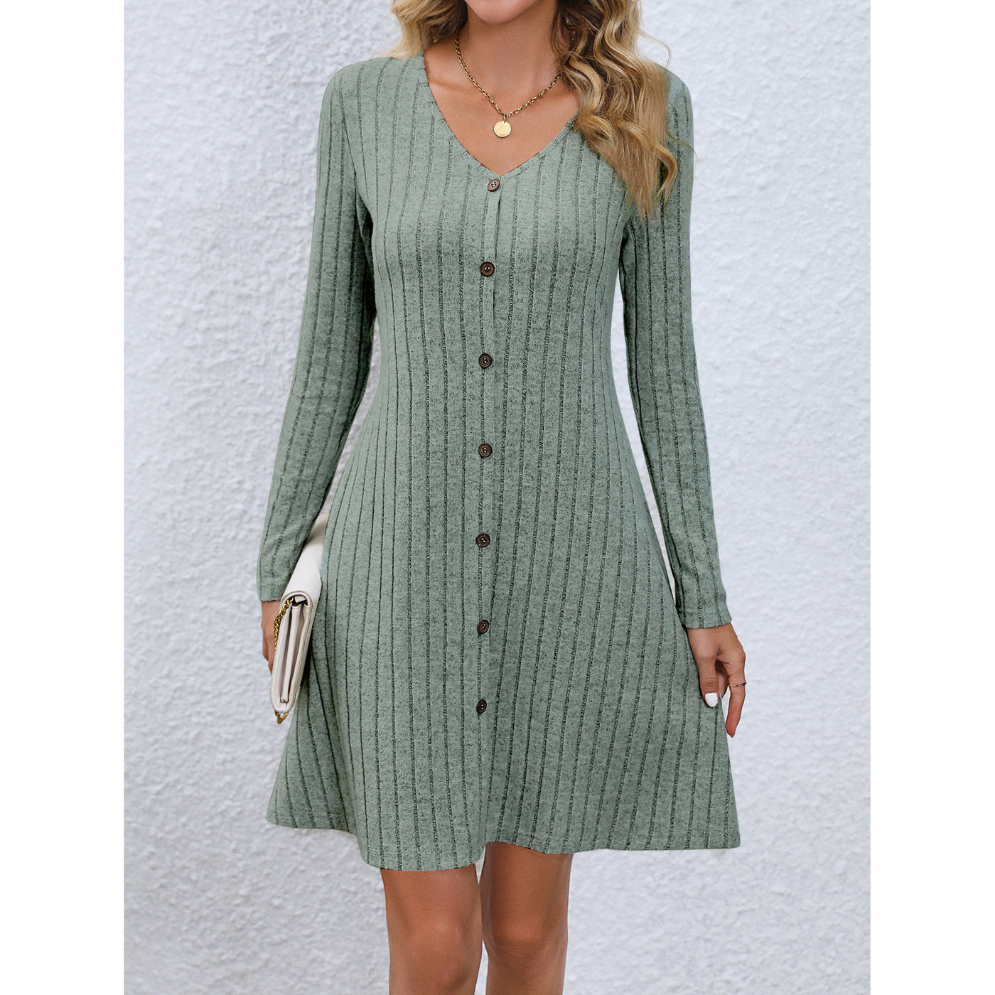 Robe longue coupe slim