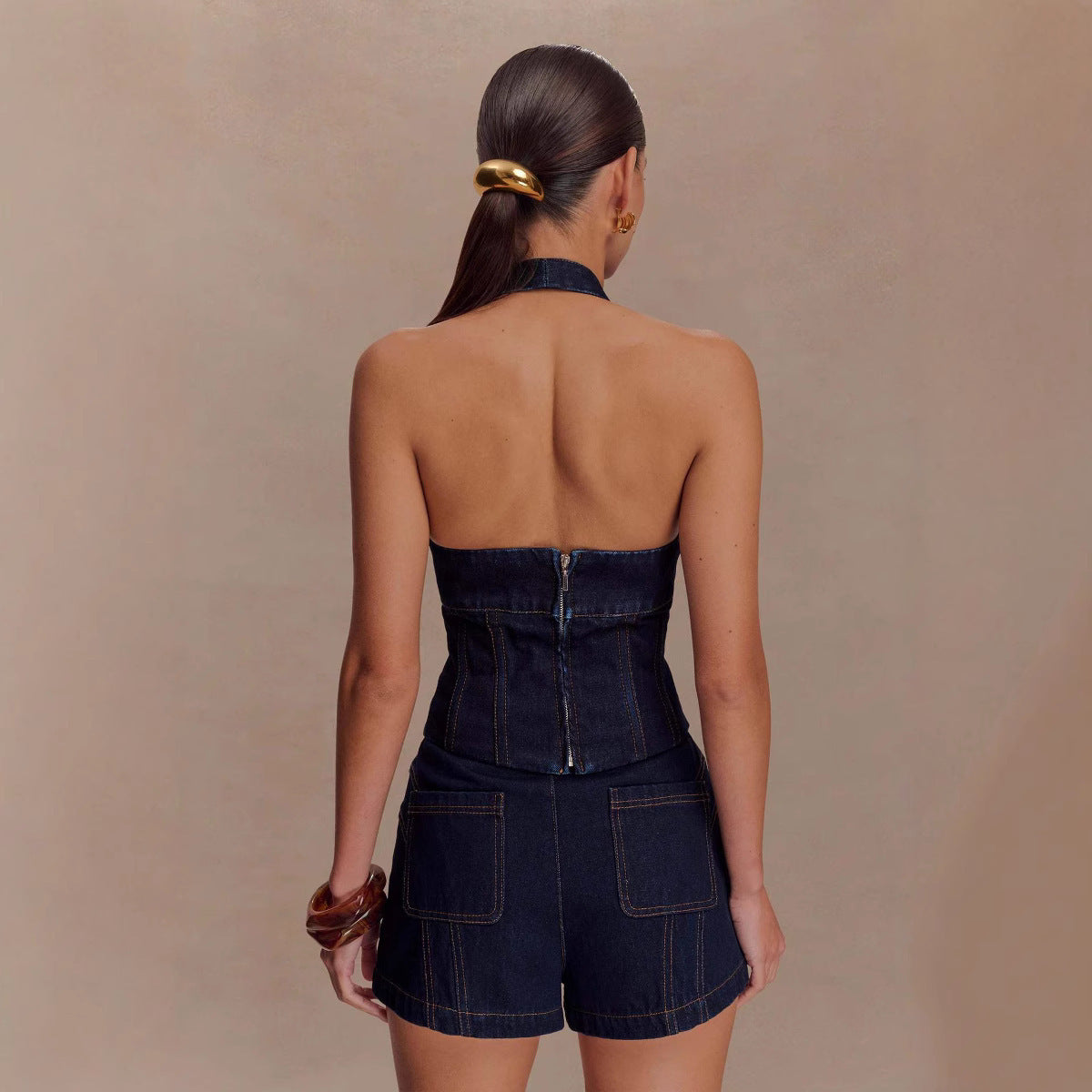Casual Denim Suit