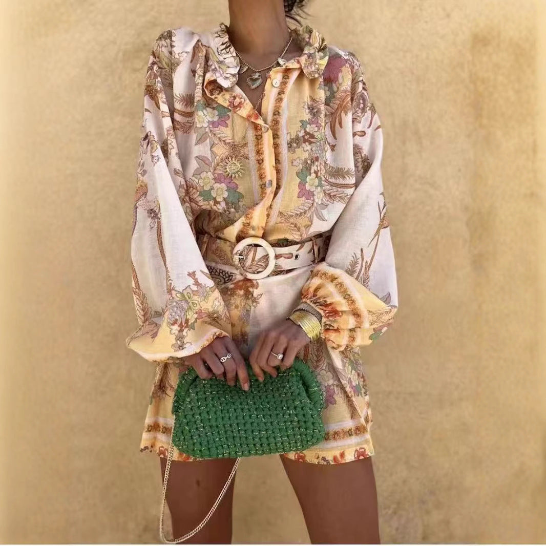 Printed Shorts Duo