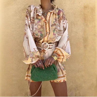 Printed Shorts Duo