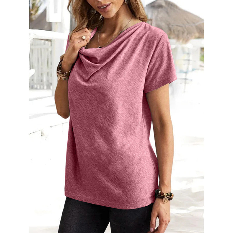 Ladies Cowl Neck Blouse