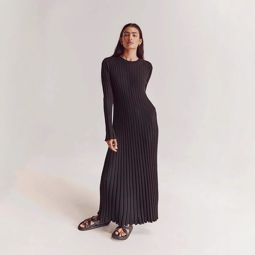 Robe unie élégante