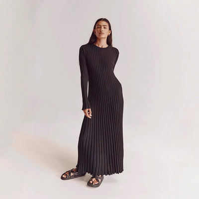 Robe unie élégante