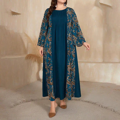 Plus Size Floral Maxi Shé Hauté
