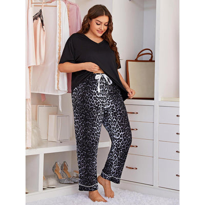 Ensemble pyjama léopard