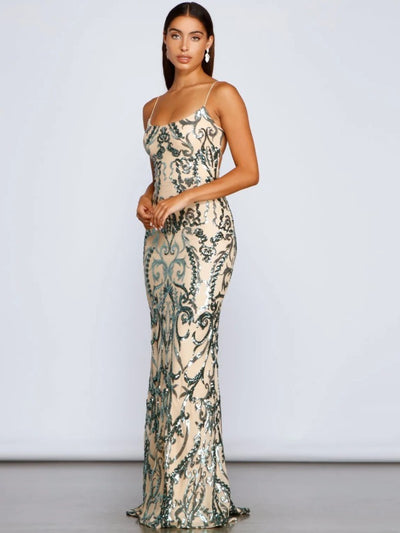 Robe à paillettes tendance