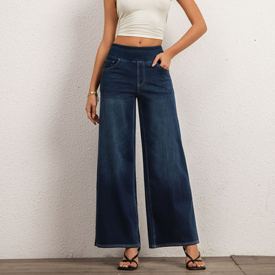 Loose Fit Blue Jeans