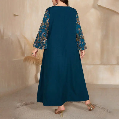 Plus Size Floral Maxi Shé Hauté