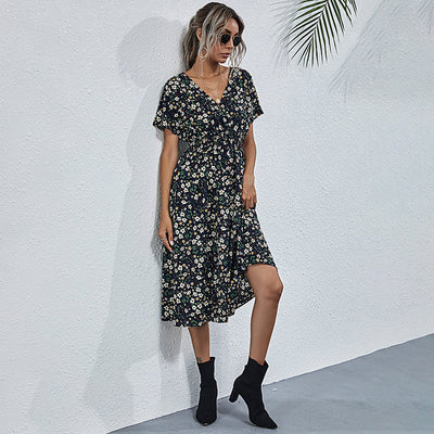 Waisted Floral Dress Shé Hauté