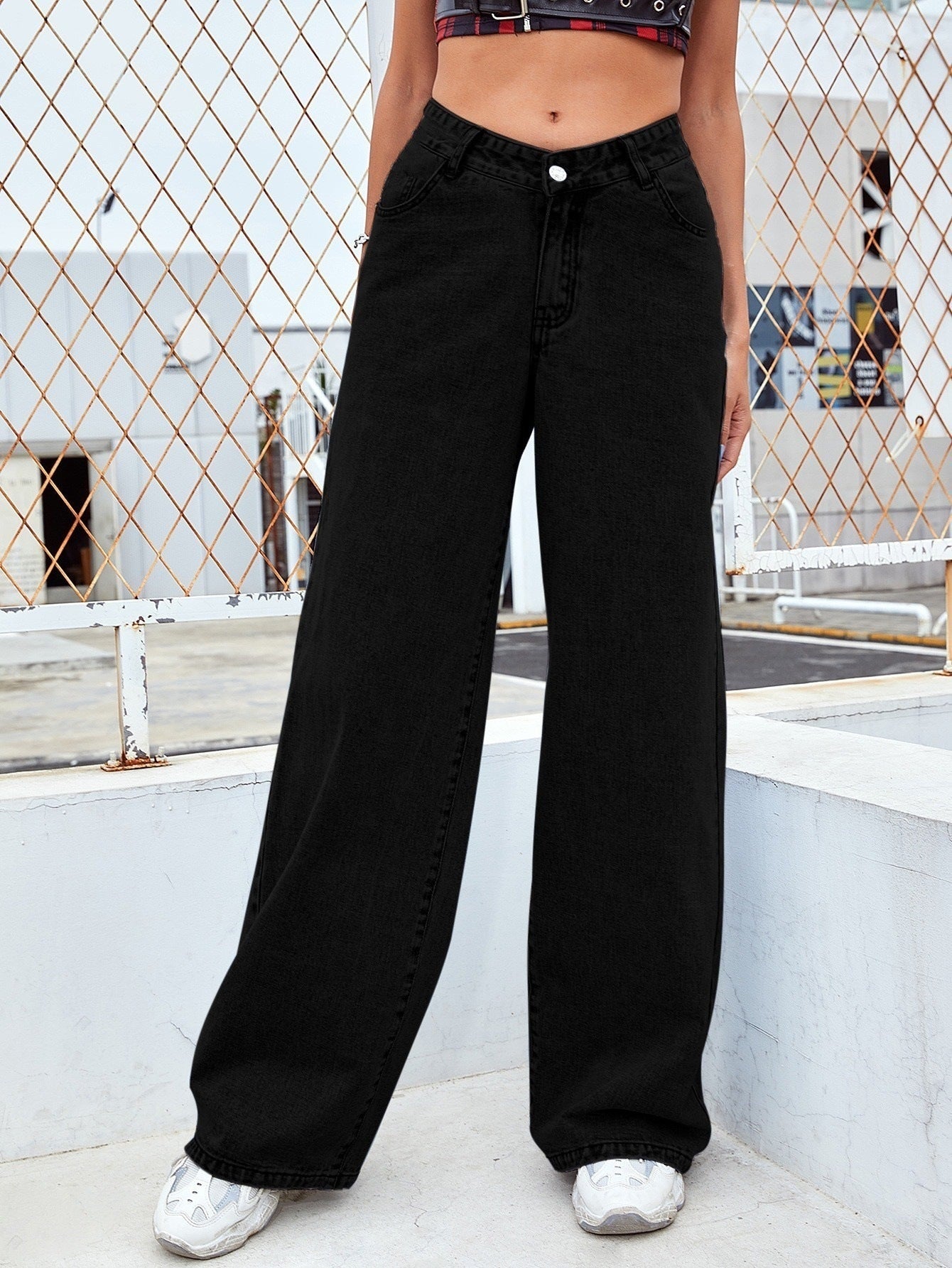 Mid Rise Straight Jeans – Women’s Fashion - Shé Hauté